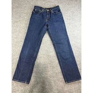 Ralph Lauren Polo Jeans Saturday Women Sz 6 x 29 Dark Blue Denim 90s (31x28.5)